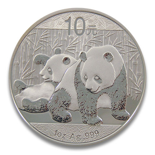 China Panda Silber 1 oz 2010