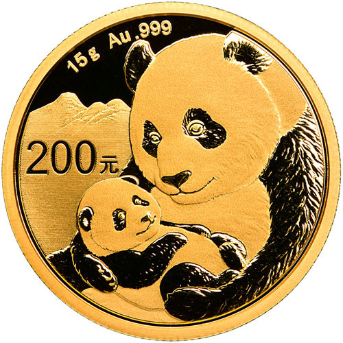 China Panda Gold 15 g 2019