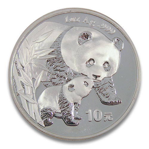 China Panda Silber 1 oz 2004