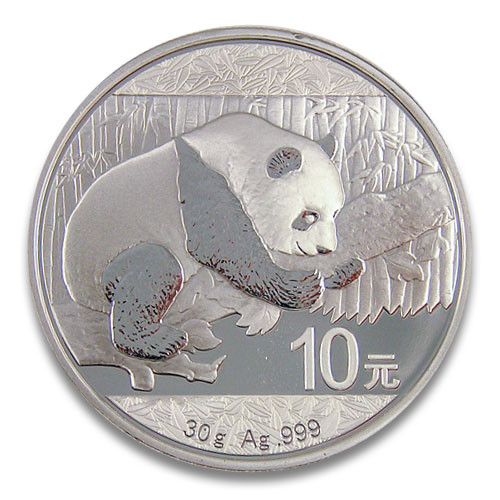 China Panda Silber 30 g 2016