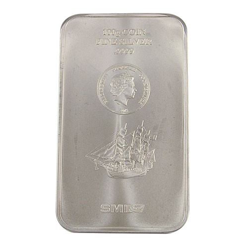 Münzbarren Cook Island 2015 100 g