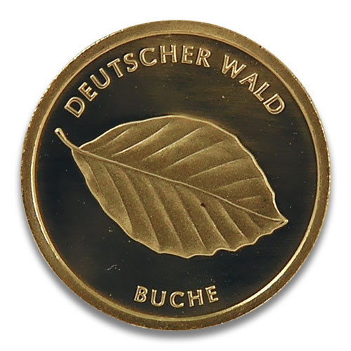 20 Euro Deutscher Wald - Buche 2011 Prägestätte D, F, G oder J 1/8 oz