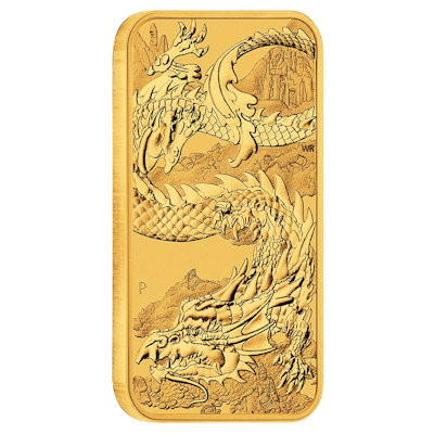 Dragon Rectangular Australien 2023 Gold 1 oz