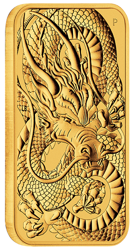 Dragon Rectangular Australien 2021 Gold 1 oz