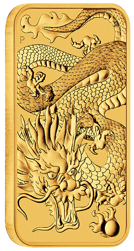 Dragon Rectangular Australien 2022 Gold 1 oz