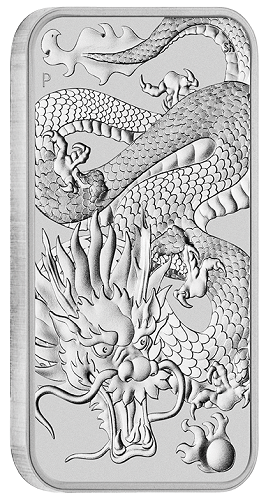 Dragon Rectangular Australien 2022 Silber 1 oz