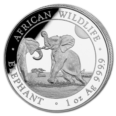 Somalia Elefant Silber 1 oz 2024
