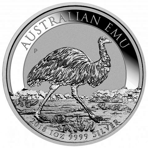 Emu Australien 2018 Silber 1 oz