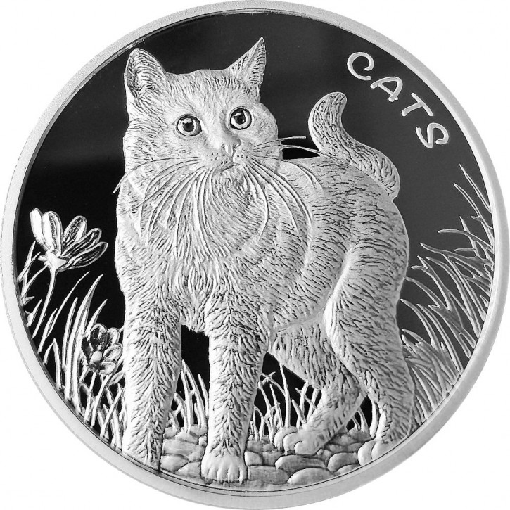 Fiji - Cats Silber 1 oz 2021