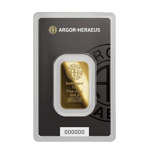 Goldbarren Argor-Heraeus neu 10 g