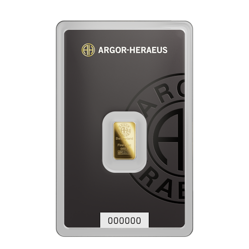 Goldbarren Argor-Heraeus neu 1 g