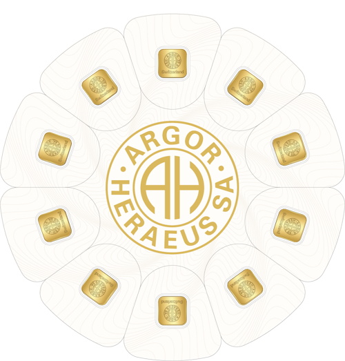 Goldbarren Argor-Heraeus Goldseed 10 mal 1 g