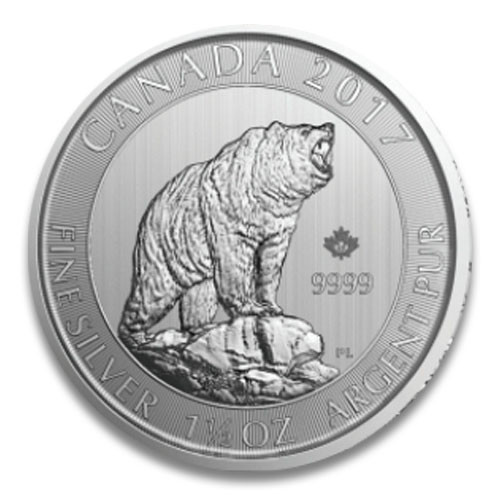 Kanada Grizzly Silber 1,5 oz 2017