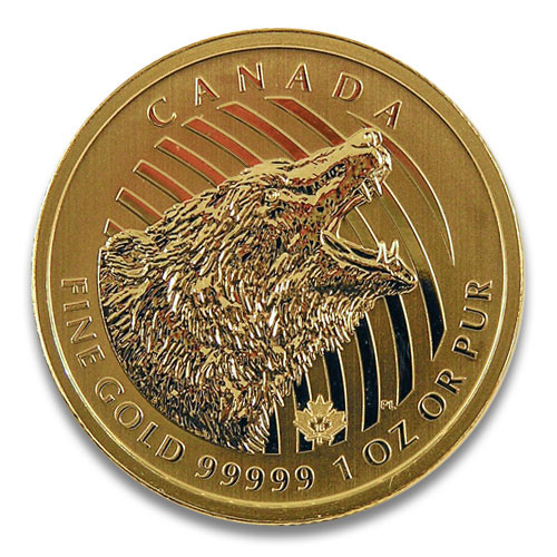 Maple Leaf Gold 1 oz  - Grizzly 2016