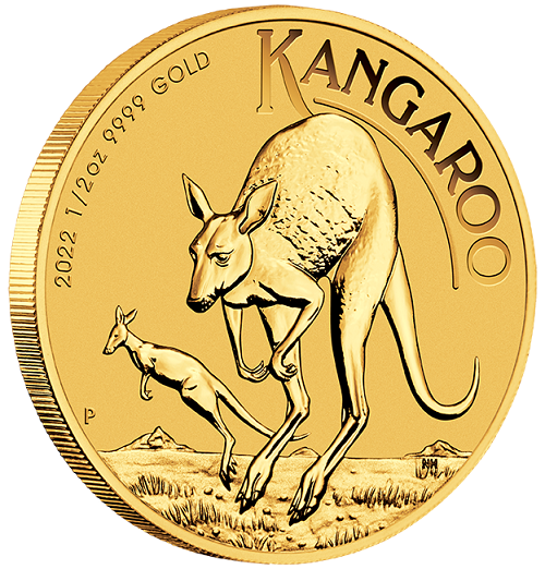 Känguru Australien 2022 Gold 1/2 oz