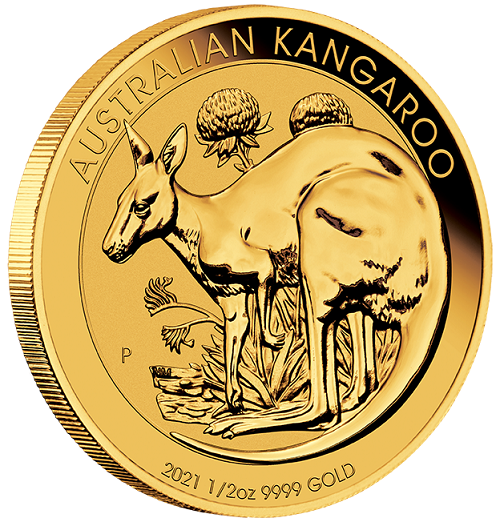 Känguru Australien 2021 Gold 1/2 oz