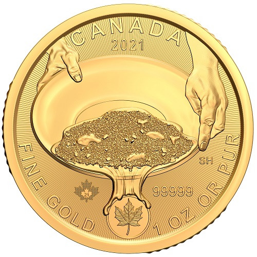 Klondike Gold Rush Gold 1 oz  - Panning for Gold 2021