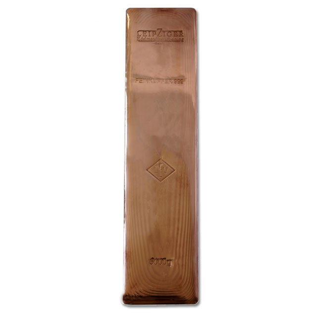 Kupferbarren LEV 5 kg