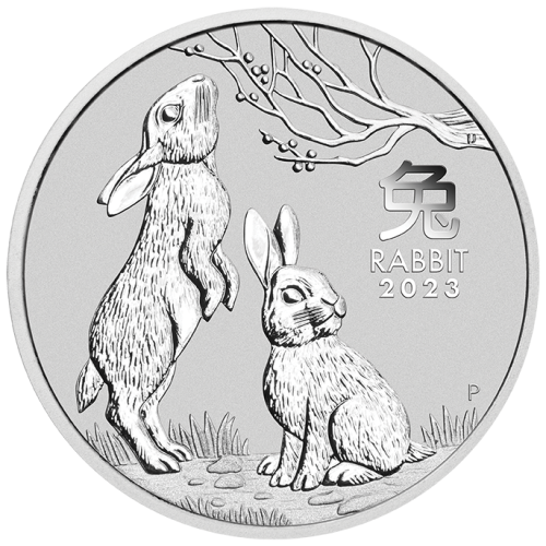 Lunar III Hase 2023 Silber 1 oz