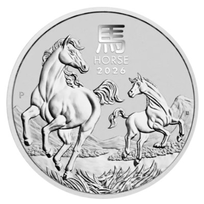 Lunar III Pferd 2026 Silber 1 oz