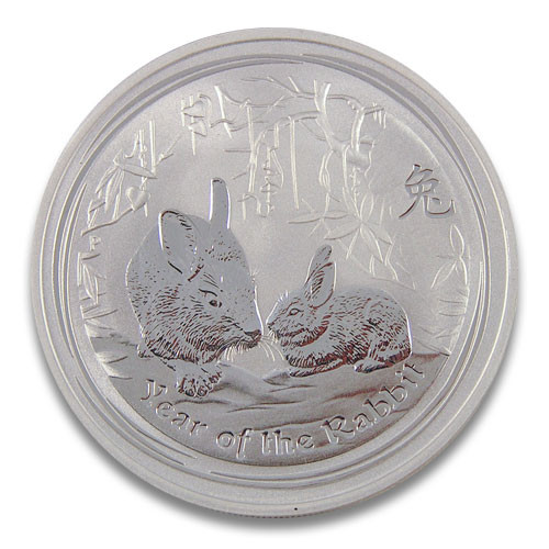 Lunar II Hase 2011 Silber 1 oz