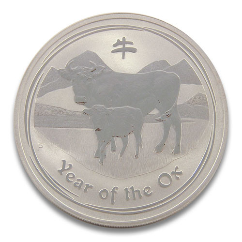 Lunar II Ochse 2009 Silber 1 oz