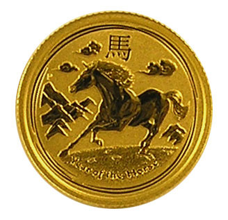 Lunar II Pferd 2014 Gold 1/10 oz