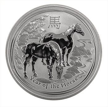 Lunar II Pferd 2014 Silber 1 oz