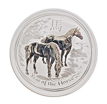 Lunar II Pferd 2014 Silber 5 oz