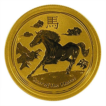 Lunar II Pferd 2014 Gold 1/4 oz