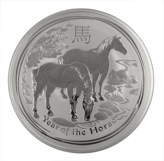Lunar II Pferd 2014 Silber 1 kg