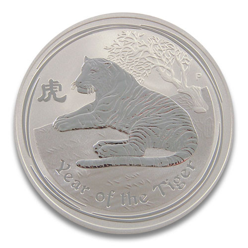 Lunar II Tiger 2010 Silber 1 oz