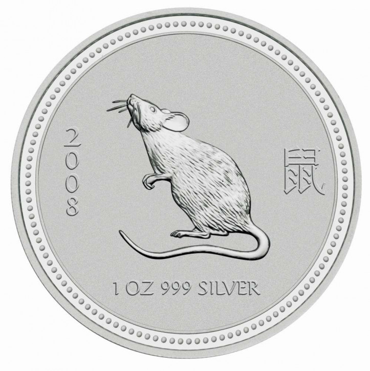 Lunar I Maus 2008 Silber 1 oz