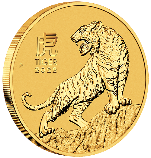 Lunar III Tiger 2022 Gold 1 oz