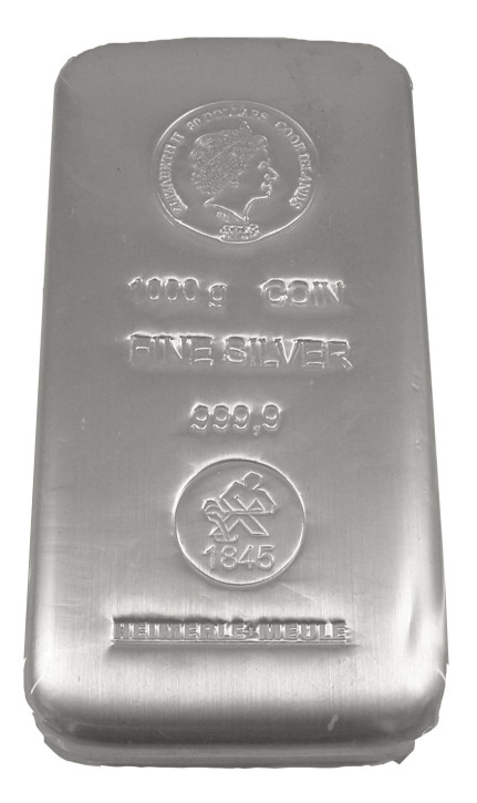 Münzbarren Cook Island 1 kg 2012 gegossen