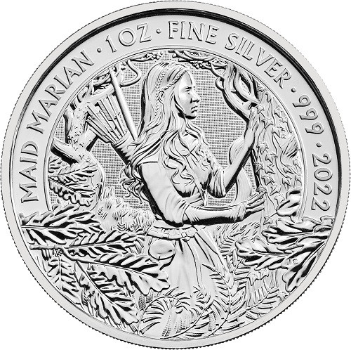 Myths and Legends Silber - Maid Marian - 1 oz 2022