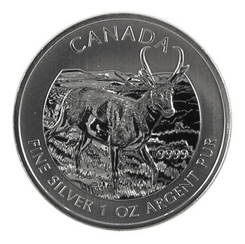 Maple Leaf Wildlife 2013 Antilope Silber 1 oz