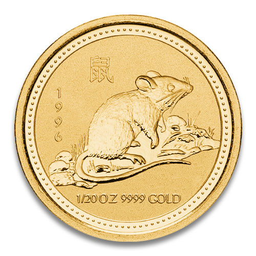 Lunar I  Maus 1996 Gold 1/20 oz