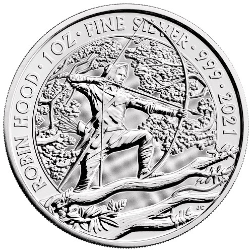 Myths and Legends Silber - Robin Hood - 1 oz 2021