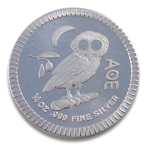 Niue - Athener Eule Silber 1/4 oz 2020