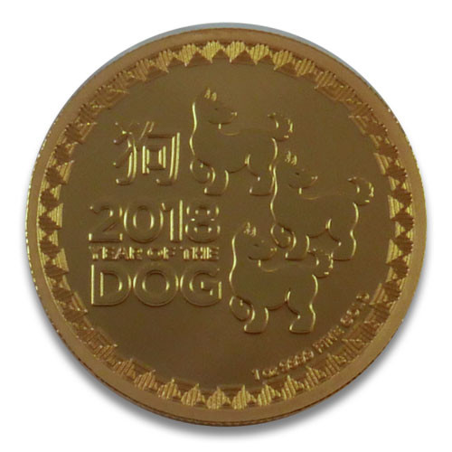 Niue - Lunar Hund Gold 1 oz 2018