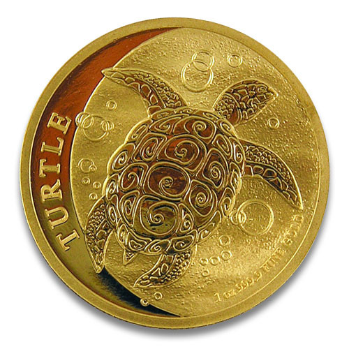 Niue - Schildkröte Gold 1 oz verschiedene