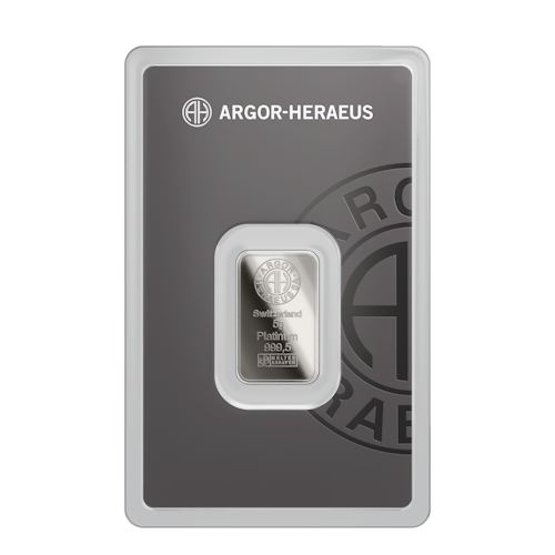 Platinbarren Argor-Heraeus neu 5 g