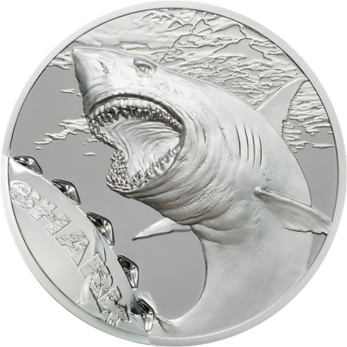 Palau - Shark Silber 1 oz 2017 Proof