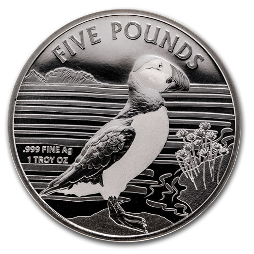 Alderney Puffin Silber 1oz 2019