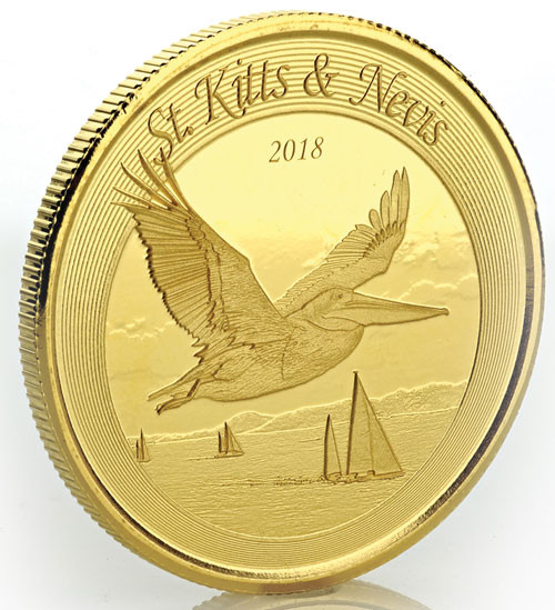 Pelikan St. Kitts und Nevis 2018 Gold 1 oz