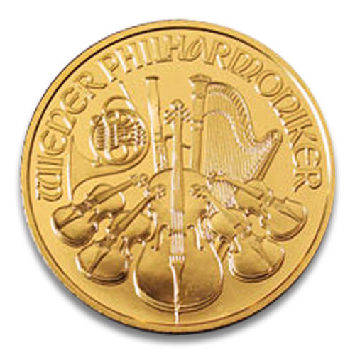 Wiener Philharmoniker Gold 1/25 oz verschiedene