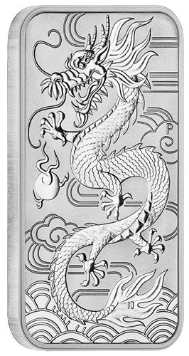 Dragon Rectangular Australien 2018 Silber 1 oz