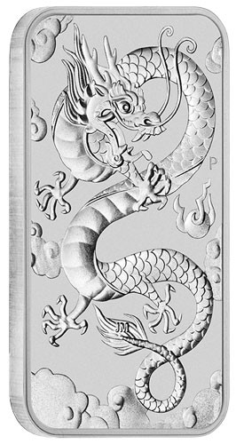 Dragon Rectangular Australien 2019 Silber 1 oz