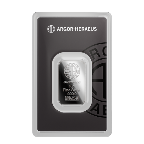 Silberbarren Argor-Heraeus neu 10 g